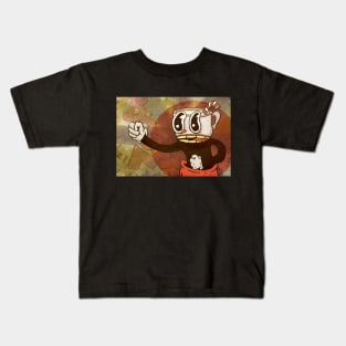 Cracked Out Cuphead Kids T-Shirt